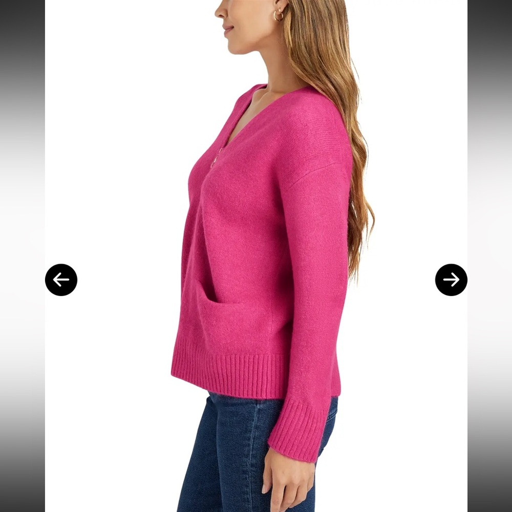 NWT•Splendid•Zeena Zip Front Cardigan
Fuschia•XS - Picture 4 of 10